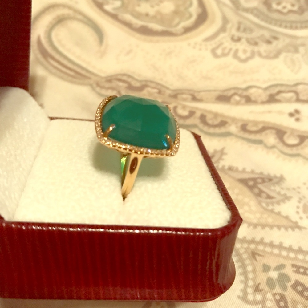 14 ky gm agat stone .83 ct .22ct ring